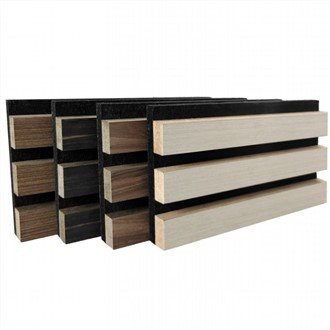 Painéal Fuaimiúil Slat Veneer MDF