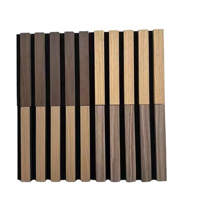 Painéil Fuaimiúla Slaite MDF Walnut Wood